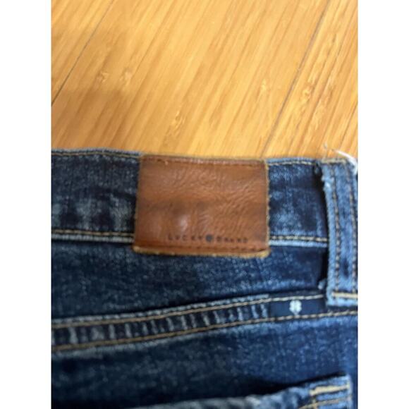 Lucky Brand Jeans Sienna Slim Boyfriend Women’s 6/28 Distressed Raw Hem Boho - Picture 13 of 16